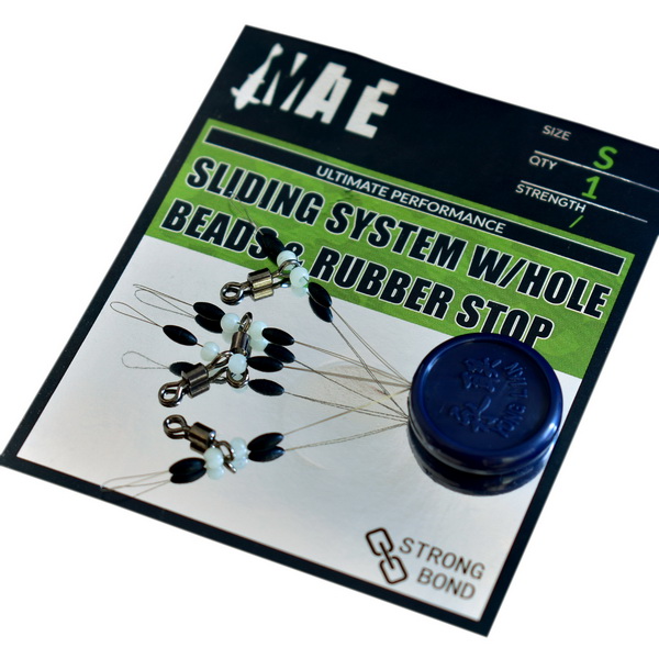 MATE SLIDING SYSTEM W/HOLE BEADS AND RUBBER STOP