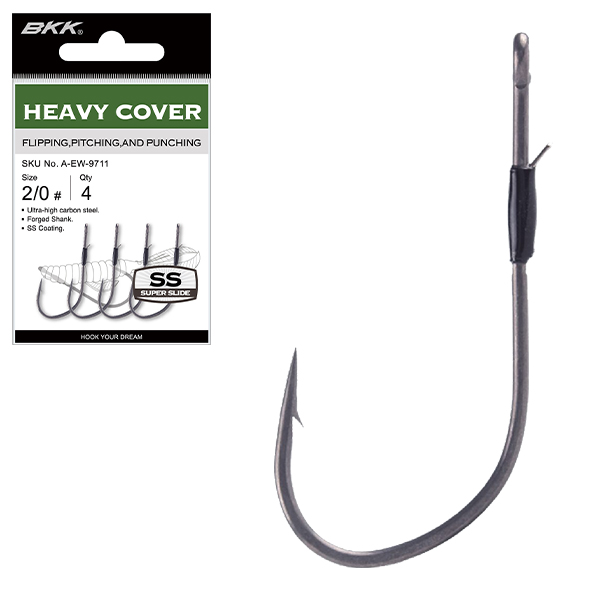BKK Heavy Cover Flippin Hook 3/0